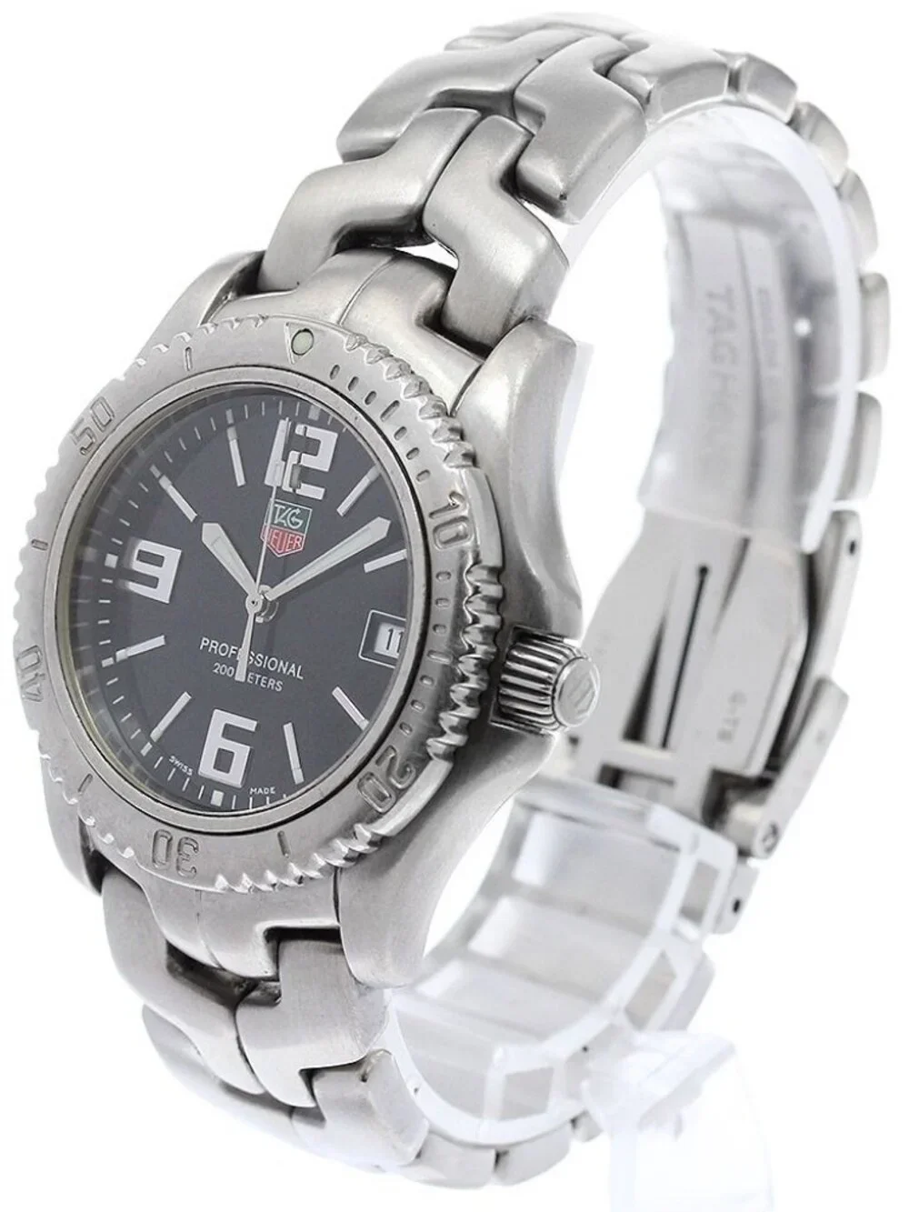 TAG HEUER Link WT1210 Date black Dial Quartz Men's Watch_965495